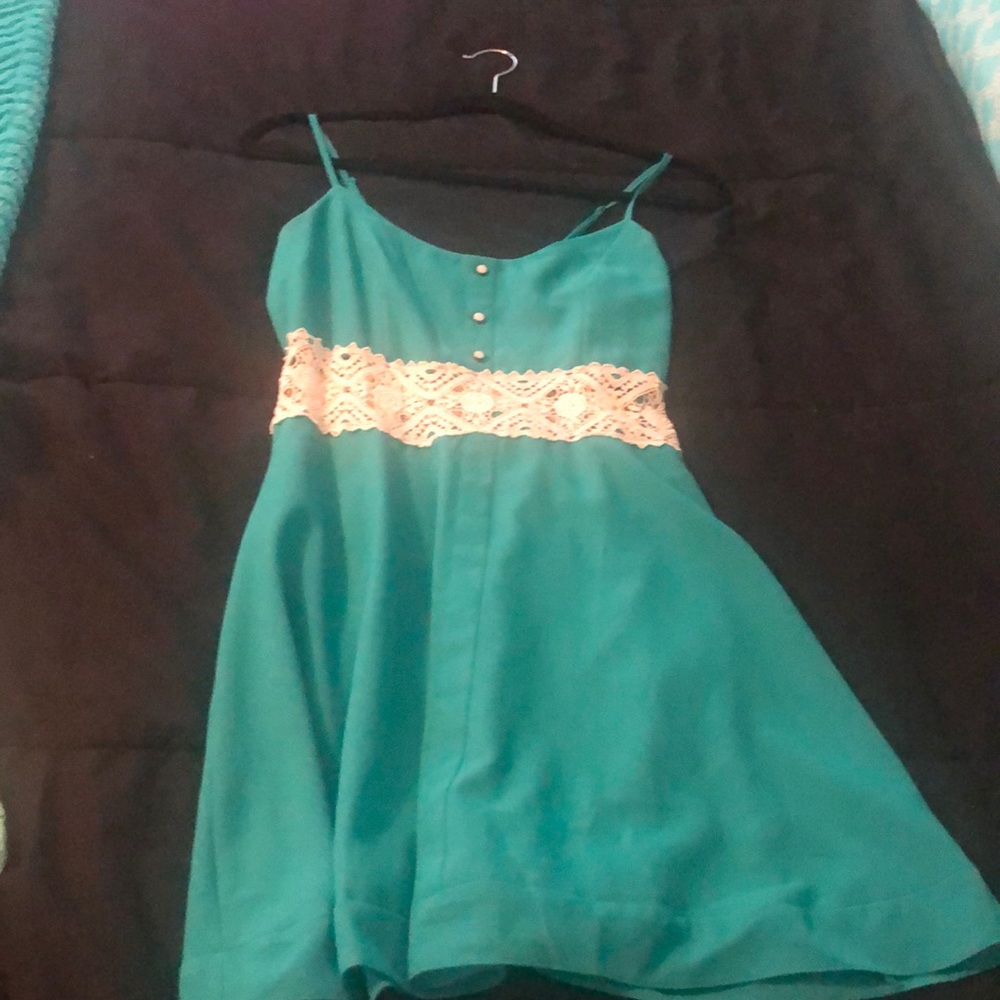 Teal dress
